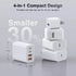 Everlab 55W 4Port USB Type-C Fast Charging Plug Wall Charger Power Adapter Brick