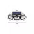 3 Head Solar Motion Sensor Light 74 LED Outdoor Garden Wall Security Flood Lamp