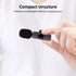 Wireless Lavalier Microphone For iPhone 16 15 Samsung iPad Vlog Live Stream Mic