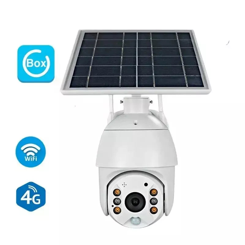 Wireless Solar Powered Battery Outdoor CCTV Security Camera Flood Light LED