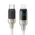 USAMS USB Type-C To Lightning Charger PD Fast Charging Data Cable For Apple iPhone iPad AirPods