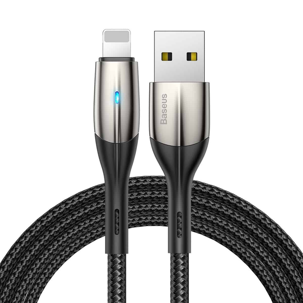 Baseus Nylon USB Lightning Cable Fast Charging Charger Cord For iPhone iPad