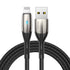 Baseus Nylon USB Lightning Cable Fast Charging Charger Cord For iPhone iPad