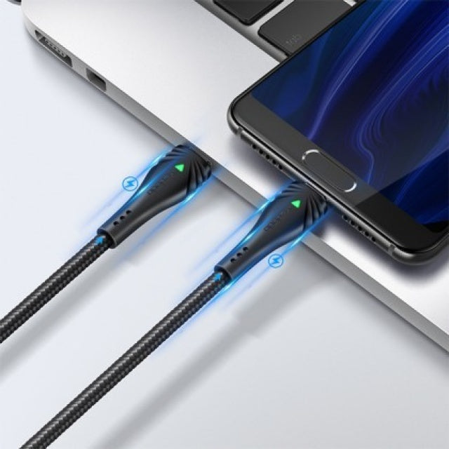 Mcdodo Type C To Type C Charging Cable QC3.0 PD Charger Cord LED Fast Charge Manta Series