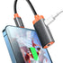 Mcdodo Lightning To 3.5mm AUX Headphone Audio Jack Adapter Cable Converter Charger For iPhone iPad (Lightning To Lightning & AUX)