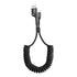 Baseus USB Type-C Cable Nylon Charging Cable Charger Data Coiled Spiral For Samsung Huawei