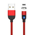 Everlab 360 Degree Magnetic USB Type C, Lightning, Micro USB LED Charging Cable For iPhone Samsung