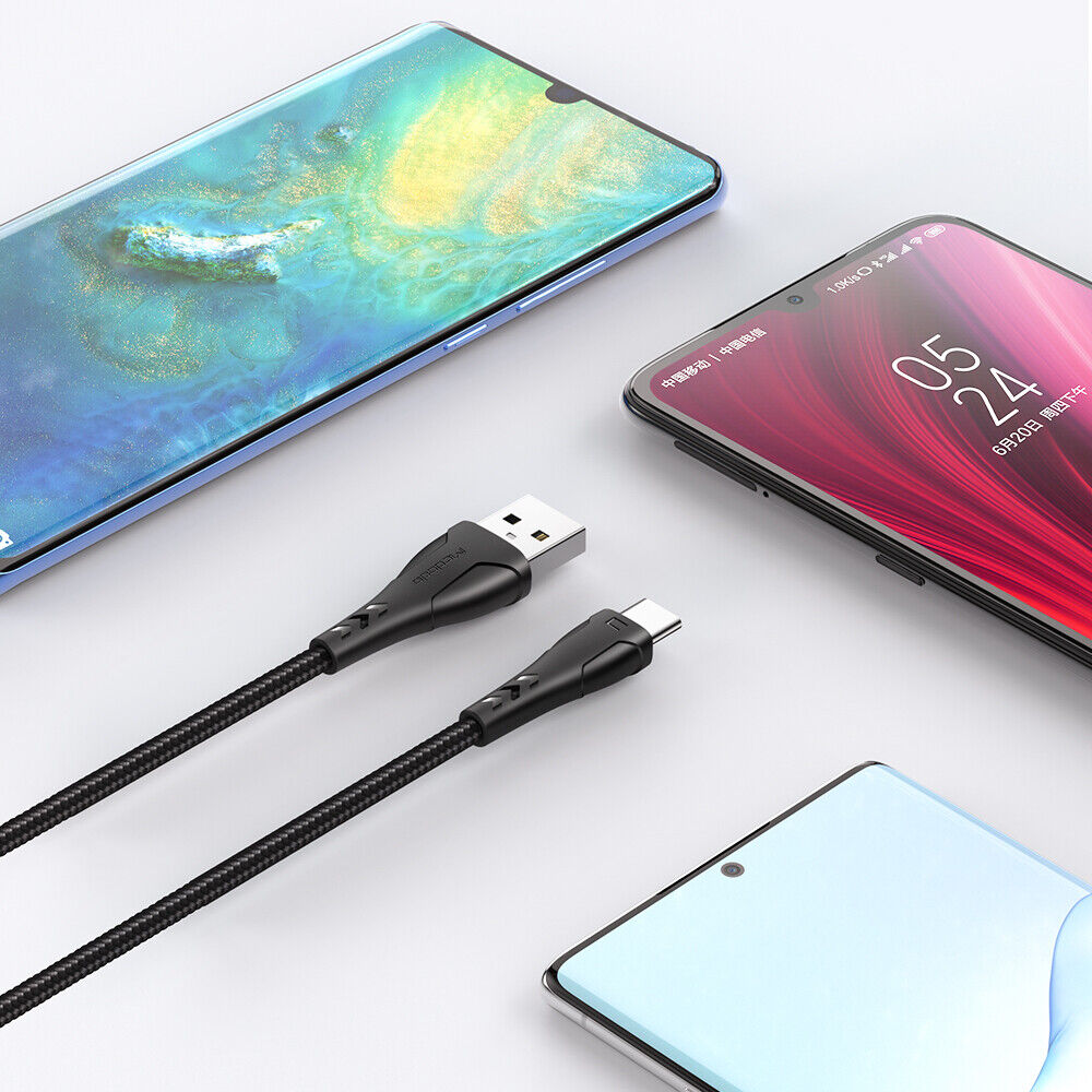 Mcdodo Type C To Type C Charging Cable QC3.0 PD Charger Cord LED Fast Charge Manta Series